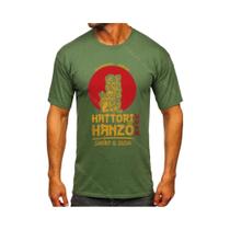 Camiseta Masculina 100% Algodão Hattori Hanzo Estampada Harajuku, Camisa Casual Clássica Para Homens