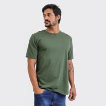 Camiseta Masculina 100% Algodão Lisa Gola Careca Linha premium Com reforço na gola- G102