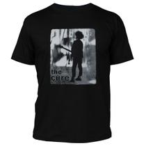 Camiseta masculina 100% algodão malha fio 30.1 penteado com estampa em serigrafia ( silk reticulado ) de dimensões 23,0 / 29,0 cm.