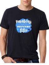 Camiseta Masculina 100% Algodão "Parabéns Você Foi Promovido a Titio"