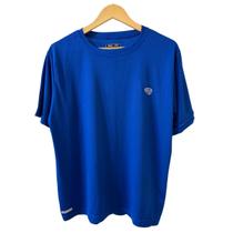 Camiseta Masculina 100% Poliéster Drifit Azul- Flow You