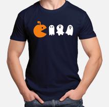 Camiseta Masculina Abóbora Fantasma Halloween Novidade