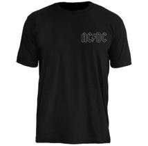 Camiseta Masculina AC/DC Back In Black Camisa 100% Algodão Camiseta Masculina AC/DC Back In Black Camisa 100% Algodão