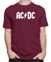 Camiseta Masculina Ac/Dc Banda De Rock Camisa 100% Algodão