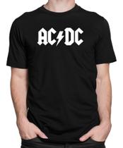Camiseta Masculina Ac/Dc Banda De Rock Camisa 100% Algodão - SEMPRENALUTA