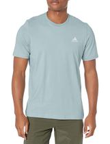 Camiseta masculina Adidas Size Essentials Single Jersey azul