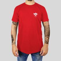Camiseta Masculina Adulto Casual Algodão Premium Estampada Gola Redonda Anjo Arm