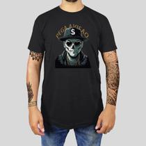 Camiseta Masculina Adulto Casual Algodão Premium Estampada Gola Redonda Caveira Camiseta Masculina Adulto Casual Algodão Premium Estampada Gola Redonda Caveira