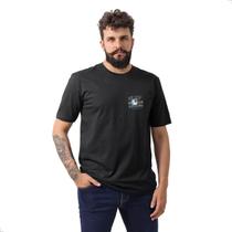 Camiseta Masculina Adulto casual estampa Surf frente e costa