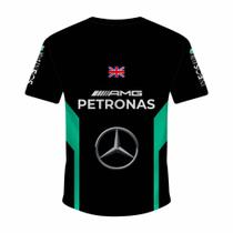 Camiseta Masculina Adulto Mercedes Fórmula 1 Motorsport Dry Racing