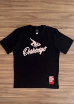 Camiseta Masculina Adulto Onbongo Logo em Relevo - G - Preto