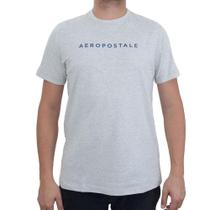Camiseta Masculina Aeropostale MC Silkada Cinza Mescla - 8790103-12