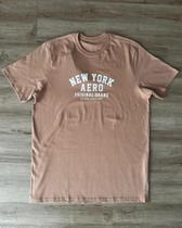 Camiseta Masculina Aeropostale New York Malha Peletizada - G Camiseta Masculina Aeropostale New York Malha Peletizada - G