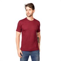 Camiseta Masculina Algodão 30.1 Básica Camisa Lisa