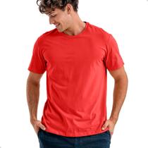 Camiseta Masculina Algodão Básica Slim Varias Cores