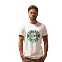 Camiseta Masculina Algodão Dia Dos Pais Cerveja Homenagem