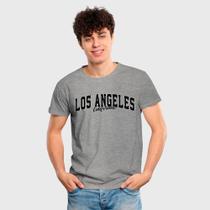 Camiseta Masculina Algodão Estampa Los Angeles Casual