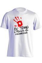 Camiseta Masculina Algodão Evangélica A Marca Da Promessa