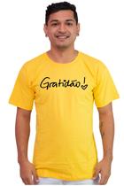 Camiseta Masculina Algodão Evangélica Gratidão