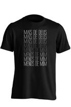 Camiseta Masculina Algodão Evangélica Mais De Deus