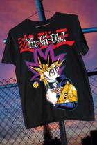 Camiseta Masculina Algodão Infantil, Adulto e Plus Size Yu Gi Oh
