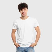 Camiseta Masculina Algodão Lisa Básica Manga Curta Casual