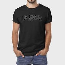 Camiseta Masculina Algodão Los Angeles Premium