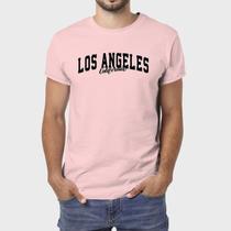 Camiseta Masculina Algodão Los Angeles Premium