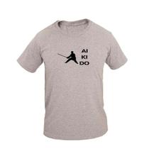 Camiseta Masculina Algodão Manga Curta Akido 1 Casual Camiseta Masculina Algodão Manga Curta Akido 1 Casual