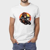 Camiseta Masculina Algodão Motorcycle Premium