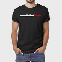 Camiseta Masculina Algodão Paris Premium