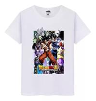 Camiseta Masculina Algodão Premium Dragon Ball Super Anime