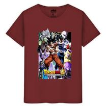 Camiseta Masculina Algodão Premium Dragon Ball Super