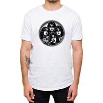 Camiseta Masculina Algodao Premium Estampada Banda Kiss Otimo Caimento