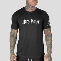 Camiseta Masculina Algodão Premium Harry Potter - MP Moda Masculina