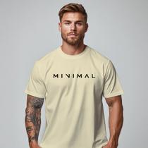 Camiseta Masculina Algodão Premium Minimal Estampada Urbano