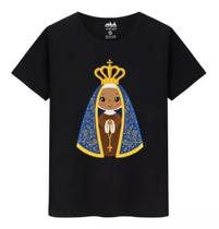 Camiseta Masculina Algodão Premium Nossa Senhora Católico