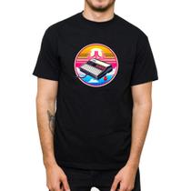Camiseta Masculina Algodao Premium Otimo Caimento Estampa Video Game Atari Dia a Dia