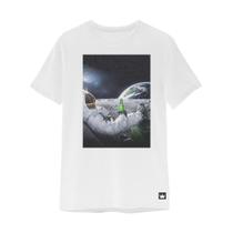Camiseta Masculina Algodão Premium Pega a Visão Astronauta Lua Camiseta Masculina Algodão Premium Pega a Visão Astronauta Lua