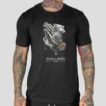 Camiseta Masculina Algodão Premium Pega a Visão Básica Reze Dollar