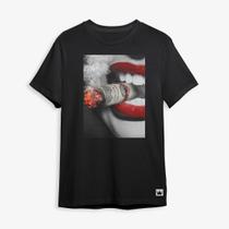 Camiseta Masculina Algodão Premium Pega a Visao Boca&Fumaça