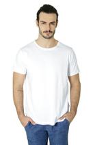 Camiseta Masculina Algodão Premium Pima Ixória Branca Camiseta Masculina Algodão Premium Pima Ixória Branca