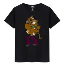 Camiseta Masculina Algodão Premium Salsicha Scooby Medo Desenho