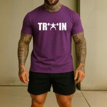 Camiseta Masculina Algodão Ref 255 Estampada Treino Academia Gym Fitnes