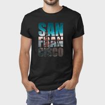 Camiseta Masculina Algodão San Francisco Premium