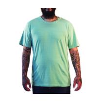 camiseta masculina Algodao sandro clothing Willy Verde Agua Estonada