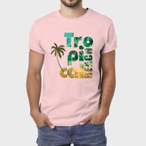 Camiseta Masculina Algodão Tropical Premium