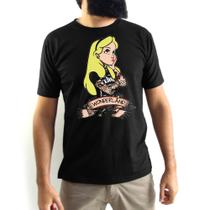 Camiseta Masculina Alice no País das Maravilhas Preta - Hipsters