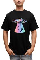 Camiseta Masculina Alien Cogumelo Et Rave Camiseta Masculina Alien Cogumelo Et Rave
