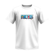 Camiseta Masculina Anime One Piece 100% Algodão Camisa Cores